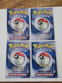 Pokemon Trading Card Game Rules Books - Image 1