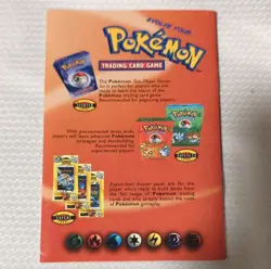 Pokemon Trading Card Game Rulebooks Card Lists Wizards of the Coast 1999 Vintage - Image 5