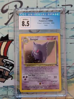 CGC 8.5 Gengar 1999 Fossil 5/62 Holo Pokemon Card👻 - Image 1