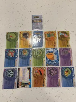 Pokemon TOPPS Card Lot of 16. 2 Die Cut 1 Foil - Image 2