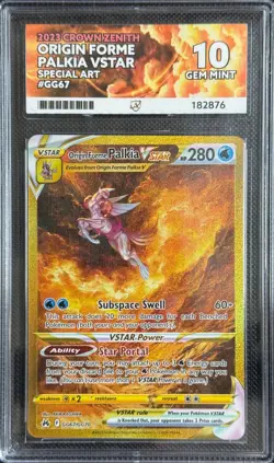 Pokemon Cards ACE 10 Origin Forme Palkia VSTAR GG67/GG70 Crown Zenith - Image 1