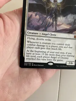 MTG Angel of Destiny Zendikar Rising Mythic Card 002/280, Regular Card - Image 3