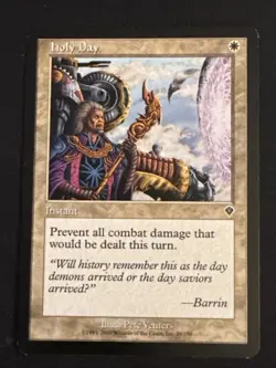 1x Holy Day (20) Invasion LP MTG Magic the Gatheirng x1 MKE - Image 1