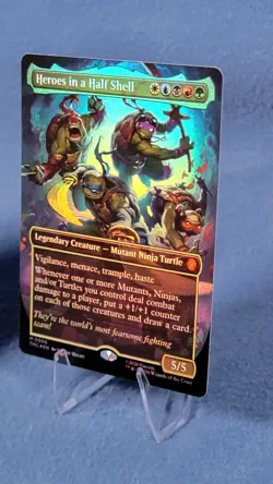 Heroes in a Half Shell (0006) (Borderless) #6 (Foil) (NM) TMC Magic MTG - Image 1