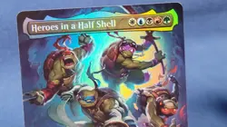 Heroes in a Half Shell (0006) (Borderless) #6 (Foil) (NM) TMC Magic MTG - Image 3