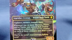 Heroes in a Half Shell (0006) (Borderless) #6 (Foil) (NM) TMC Magic MTG - Image 4