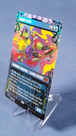 Mondo Gecko - Foil - Showcase Teenage Mutant Ninja Turtles MTG - Image 2
