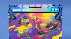 Mondo Gecko - Foil - Showcase Teenage Mutant Ninja Turtles MTG - Image 3
