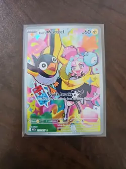 Pokemon Iono's Wattrel Full Art Holo Illustration Rare Basic 60 HP Card SV06 - Image 1