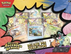 Pokemon Ascended Heroes First Partner Deluxe Pin Collection Sealed New - Image 1