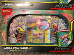 X4 Lot Pokemon TCG Mega Venusaur ex Premium Collection Box Sealed In Pics - Image 3
