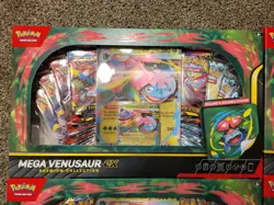 X4 Lot Pokemon TCG Mega Venusaur ex Premium Collection Box Sealed In Pics - Image 4