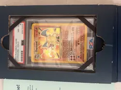 1999 POKEMON BASE SET UNLIMITED #4 CHARIZARD-HOLO PSA 8 NM-MT - Image 2