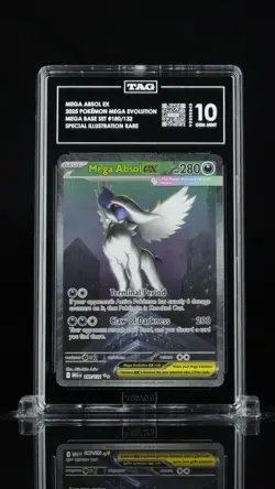 Pokemon Mega Absol EX 180/132 Me01: Mega Evolution Illustration Rare Holo TAG 10 - Image 1
