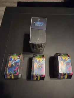 Phantasmal Flames ETB + 3 Mega Charizard Y EX Tins Pokemon Mega Evolution Lot - Image 3