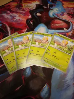 x4 Toedscool - (Common) 017/142 - Stellar Crown - Pokemon - Image 1