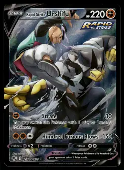 Rapid Strike Urshifu V TG20/TG30 SWSH09: Brilliant Stars Trainer Gallery Pokemon - Image 1