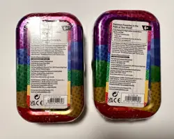 TWO Sealed Pokemon TCG Mega Evolution–Ascended Heroes Mini Tin Packs Sticker Art - Image 2