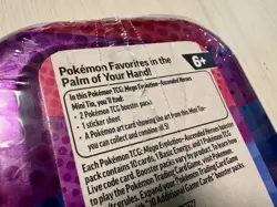 TWO Sealed Pokemon TCG Mega Evolution–Ascended Heroes Mini Tin Packs Sticker Art - Image 4