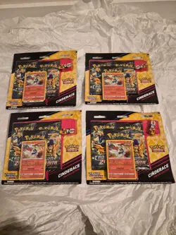 Pokemon Crown Zenith Triple 3 Pack Blister Pin Collection New Sealed x12 - Image 2