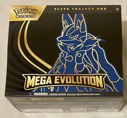 Pokemon TCG Mega Evolution Elite Trainer Box ETB (Lucario) NEW Factory Sealed - Image 1