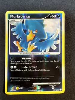 Murkrow 90/123 Mysterious Treasures Reverse Holo Pokemon - Image 1