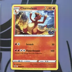 Pokemon TCG Charizard Holo Rare Charmander Reverse 008 Pokemon GO Bundle 010/078 - Image 4