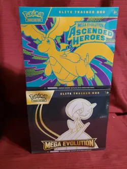 Pokemon Mega Evolution Ascended Heroes ETB AND Mega evolution ETB - SEALED - Image 1