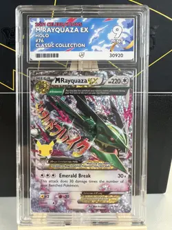 2021 Pokemon Celebrations M Rayquaza EX Holo 76/108 Classic Collection - Ace 9 - Image 1