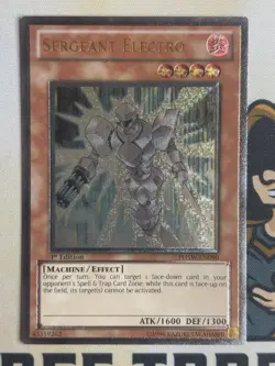 Sergeant Electro PHSW-EN090 Ultimate Rare 1st Edition YuGiOh! NM EURO - Image 3