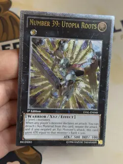 Number 39: Utopia Roots LVAL-EN048 Ultimate Rare 1st Edition YuGiOh! NM EURO - Image 2