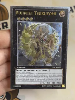 Bujintei Tsukuyomi Ultimate Rare 1st Edition LVAL-EN054 YuGiOh! NM EURO - Image 2