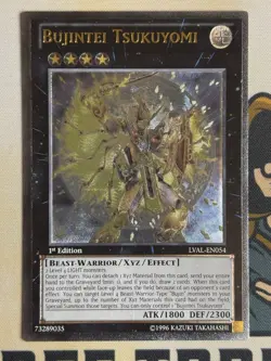 Bujintei Tsukuyomi Ultimate Rare 1st Edition LVAL-EN054 YuGiOh! NM EURO - Image 3