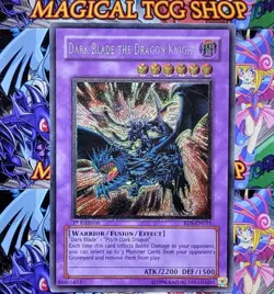 Yugioh Dark Blade The Dragon Knight RDS-EN035 1st Edition Ultimate Rare Konami - Image 3