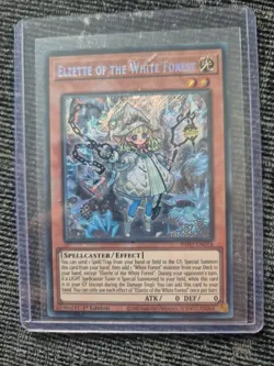 Yu-Gi-Oh Elzette of the White Forest 1st Edition Secret Rare INFO-EN014 - Image 1