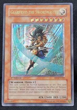 🔥YuGiOh • Gearfried The Swordmaster • Ultimate Rare • FET-EN022 • 1st ED • LP - Image 1