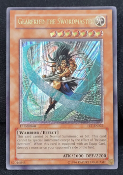 🔥YuGiOh • Gearfried The Swordmaster • Ultimate Rare • FET-EN022 • 1st ED • LP - Image 2