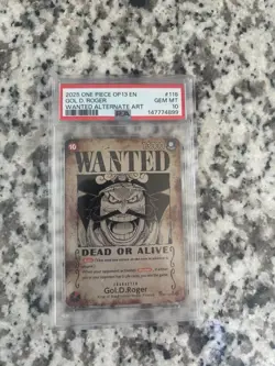 Gol.D.Roger - OP09-118 (SP) (Wanted Poster) OP09-118 Carrying On His Will Foil - Image 1