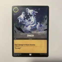 Disney Lorcana Demo Smash Card - Rare - Image 1
