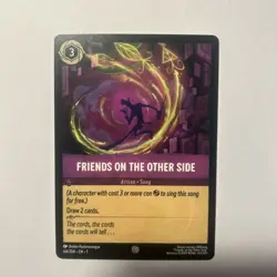 Disney Lorcana Demo Friends On The Other Side Card - Rare - Image 1