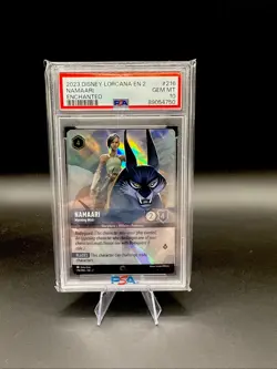 Disney Lorcana Namaari Morning Mist 216/204 PSA 10 Gem Mint Enchanted Edition - Image 1