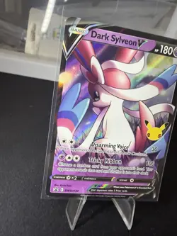 Dark Sylveon V SWSH134 Promo 25th Anniversary Holo Pokemon Card NM - Image 2