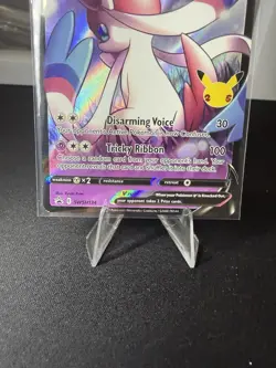 Dark Sylveon V SWSH134 Promo 25th Anniversary Holo Pokemon Card NM - Image 3