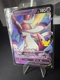 Dark Sylveon V SWSH134 Promo 25th Anniversary Holo Pokemon Card NM - Image 4