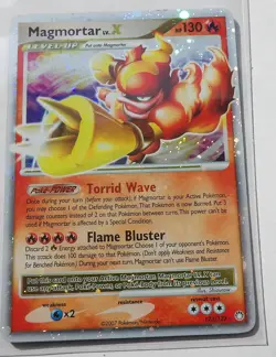 Pokemon TCG Magmortar Lv. X 123/123 Great Encounters - Rare reverse holo - Image 2