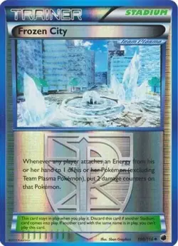 Pokemon - Frozen City 100/116 - Reverse Holo.- Plasma Freeze - NM/M - Image 1