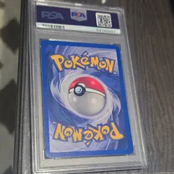 Pokemon Gym Heroes Blaine's Moltres Holo Rare 1st Edition 1/132 PSA 8 2000 SWIRL - Image 3