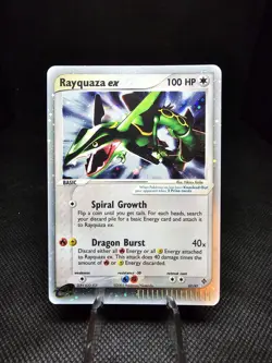 Pokemon TCG Rayquaza ex 97/97 Dragon Holo Ultra Rare MP ✨ - Image 1