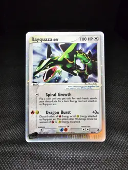 Pokemon TCG Rayquaza ex 97/97 Dragon Holo Ultra Rare MP ✨ - Image 2