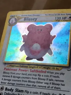 Pokemon Blissey Neo Revelation Holo Rare 2/64 120 HP Stage 1 2000 Card - Image 2